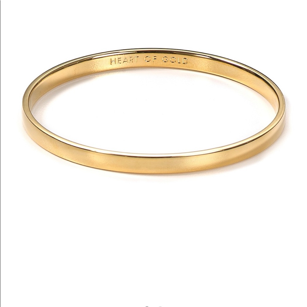 Kate spade heart of gold bangle